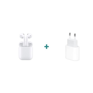 BUNDLE 20W USB-C Power Adapter + AirPods with Charging Case